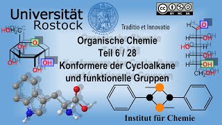 Organische Chemie Teil 6 Konformere der Cycloalkane und funktionelle Gruppen [upl. by Romelda823]