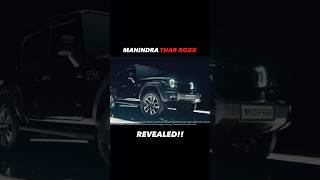 Mahindra THAR ROXX TEASER OUT Thar Mahindra shorts [upl. by Introc]