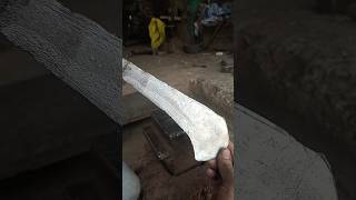 Metal Billhook cleaver knife Crashed [upl. by Kwang]