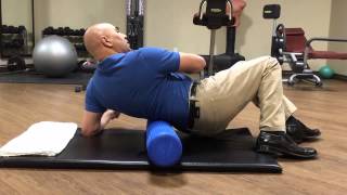 How to use a foam roller for low back trigger point pain  lumbar mobility with a foam roller [upl. by Nnylatsyrk]