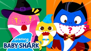 🎃NEW AH What Happened to my Face  Baby Shark Halloween Story  Baby Shark Official [upl. by Huda]