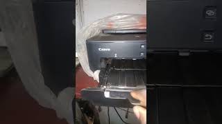 Printing Double Plastic ID Card Using Cannon PIXMA TS704 [upl. by Ellehsor]