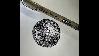 Beginners Stippling Art in easy way [upl. by Prudhoe]