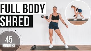 45 MIN Workout to Shred Fat amp Build Muscle  No Repeat Strength amp Cardio [upl. by Astor]