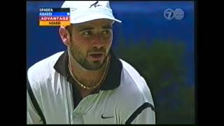 Andre Agassi vs Vince Spadea  Australian Open 1999 4R [upl. by Edylc622]