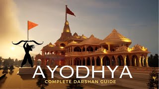 Ram Mandir Ayodhya  Ayodhya Tourist Places  Ayodhya Complete Darshan Guide  Ayodhya Ram Mandir [upl. by Aimahs]