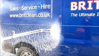 A short video of the Britclean Silver hot pressure washer in action [upl. by Manya]