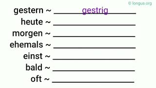 Gegenteile Gegensatz Synonym Adjektive und Adverb Vokabeln Wörter lernen Deutsch oft bald sc [upl. by Ingmar]