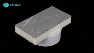 Marble Textured HPL Facing PET Foam Sandwich Panels for Decorative Wall Panels [upl. by Emoryt]