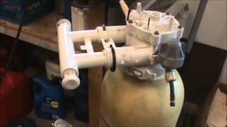 Water Softener Tank DIY Air Compressor [upl. by Araic95]