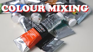 colour mixing  tutorial of how to adjust mixing of the colour to match any colour you need [upl. by Haleehs]