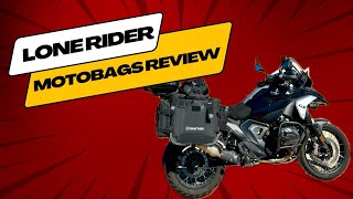 The Best Motorcycle Luggage  Lone Rider MotoBags Review [upl. by Anasiul]