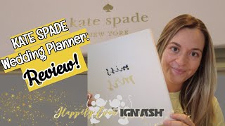 Review of the Kate Spade Wedding Planning Binder  Wedding Planner  Getting Married Mondays [upl. by Ahseenak]