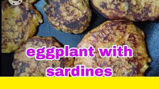 eggplant with sardines easy to cookhome cookingOFW TAIWANboholana gamay [upl. by Trawets]