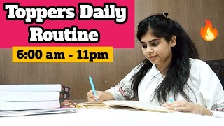 Toppers daily routine  Morning to Night  24 HR Effective Study Routine [upl. by Galvin]