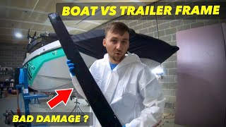 ATX Surf Boat FIBERGLASS and GELCOAT Repair  Boat Restoration 101 [upl. by Zetram]