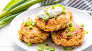 How to Make Perfectly Easy Crab Cakes  The Stay At Home Chef [upl. by Dave877]