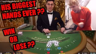 The HARDEST BlackJack Session Ive Ever Seen  Xposed Gambling Session [upl. by Alvie]