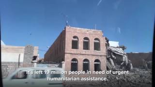 Yemen A city devastated [upl. by Acirem]