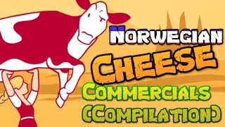 Funny Norwegian Cheese Commercials Compilation  English Subtitles [upl. by Alithia]