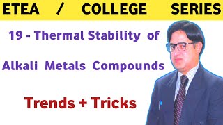 Thermal Stability of Alkali metals Compounds  Nitrates  Carbonates  Bicarbonates [upl. by Ike]