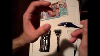 Mens Razors Comparative review Gillette Mach 3 Versus Gillette Fusion ProGlide Vs Schick Hydro 5 [upl. by Eilyah851]