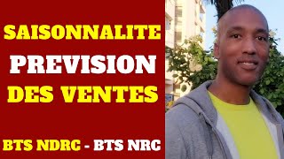 BTS NDRC  BTS NRC Gestion BTS MUC  BTS MCO Gestion  La saisonnalité des ventes  Cas Nadaire [upl. by Christy]