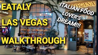 Eataly Las Vegas Tour  At Park MGM [upl. by Ellehsar]