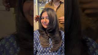 How to  Easy simple feather hair cut hairstyles for girls  कैसे करे front layer hair cut tutorial [upl. by Mapes]