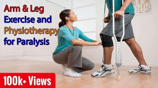 Simple Arm amp Leg Exercise and Physiotherapy for Paralysis [upl. by Atiuqehc]