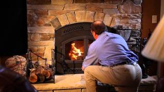 Heat amp Glo® Northstar Wood Fireplace Video [upl. by Ronal]