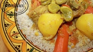 Recette de Couscous à lOrge كسكسو بلبولة Barley Couscous [upl. by Winchell]