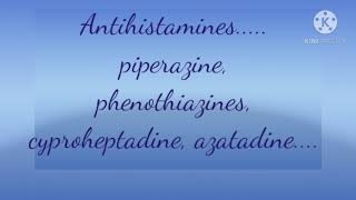 Antihistamines B Pharm Cyclizines Promethazine Cyproheptadine Azatadine Synthesis cyclizine [upl. by Aldarcy]