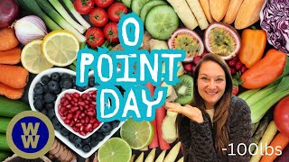 What I eat on a ZERO point day l Weight Watchers Meals [upl. by Solorac]