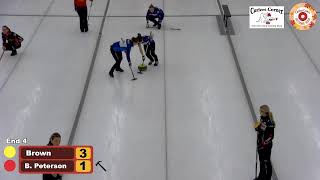 Autumn Gold Curling Classic Quarter Finals Peterson vs Brown [upl. by Tabitha232]