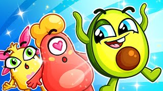 Avocado Song 🥑😍  More Best Simple Nursery Rhymes and Kids Songs by Fluffy Friends [upl. by Nnaacissej944]