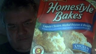 Banquet Homestyle Bakes Country Chicken Mashed Potatoes amp Biscuits [upl. by Levins]