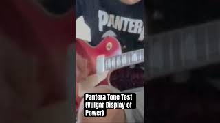 Pantera Vulgar Display of Power Tone Test guitar pantera metal [upl. by Aelram800]