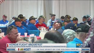 Kern County schools raise funds to send Veterans on the next Honor Flight in April [upl. by Novi61]