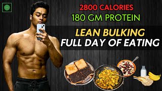 Best BULKING HIGH PROTEIN Diet for Students  My Full Day of Eating 180 GM Protein [upl. by Matuag609]