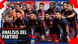 El Análisis de San Lorenzo vs Banfield Fecha 16 Liga Profesional 2024 [upl. by Wyn]