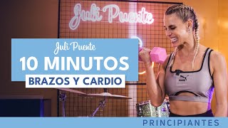 10 BRAZOS Y CARDIO PRINCIPIANTES  Juli Puente 🍑 [upl. by Eyla563]