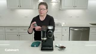 Cuisinart®  Using HomeBarista Reusable filter cup on your Grind amp Brew Single Coffeemaker [upl. by Allista]