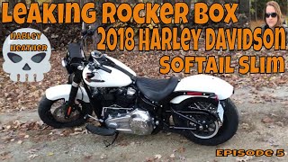 Leaking Rocker Box 2018 Harley Davidson Softail Slim [upl. by Elena114]