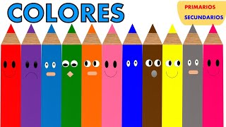 Los colores primarios y secundarios  colores para niños [upl. by Euridice]