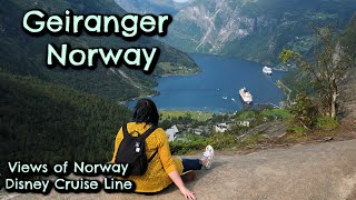 Geiranger  Views of Norway Port Adventure on Disney Cruise Line [upl. by Dynah820]