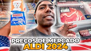 PREÇOS DO MERCADO ALDI NOS ESTADOS UNIDOS 2024 [upl. by Cavanagh]