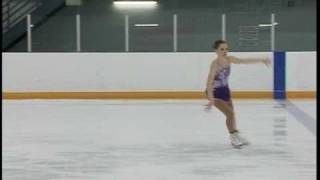 Katie Figure Skating Competition Sectionals [upl. by Ahsatal]