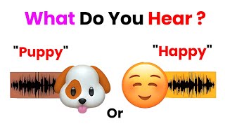 What Do You Hear Happy Or Puppy 🤔 [upl. by Eadrahs]