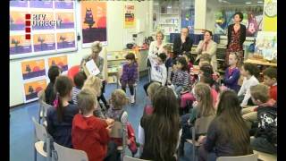 Prinses leest voor op Amersfoortse basisschool [upl. by Chere735]